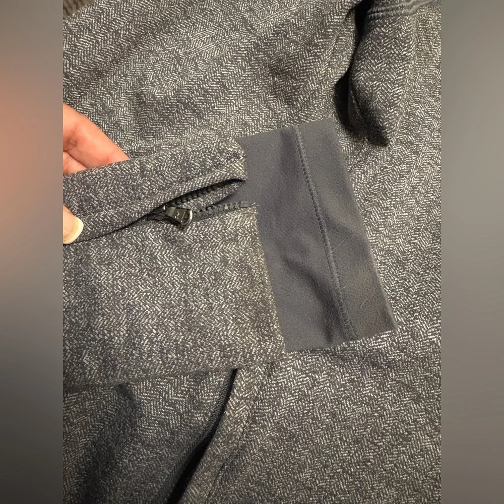 Women's Activewear Herringbone Running Walking Gray Jacket Size S - Picture 8 of 8